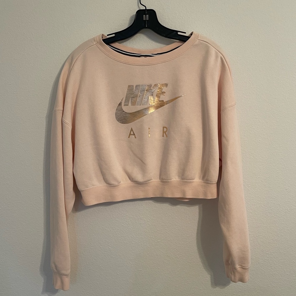 Nike cropped sweatshirt, Sz small
